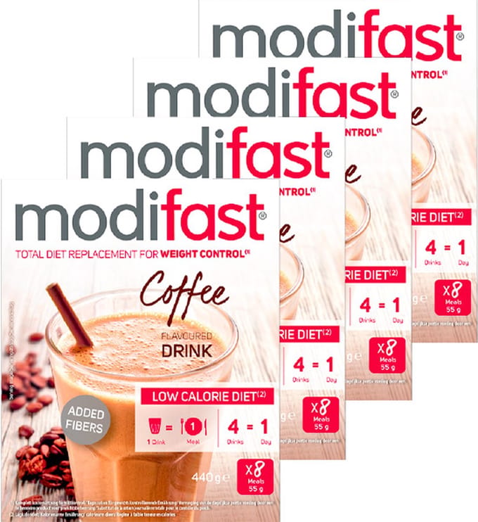 Modifast Intensive | Milkshake Koffie | 4 Stuks | 4 x 440g