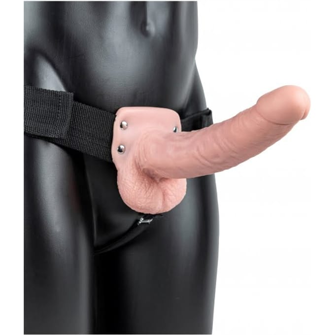 Realrock - Realistische Holle Strap-on 23 cm - Huidskleur