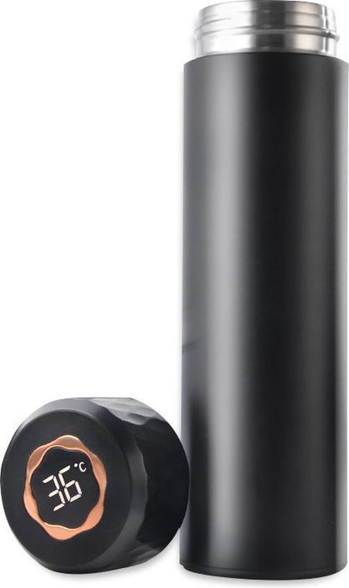 Prival Thermosfles met Temperatuurdisplay – RVS Drinkfles