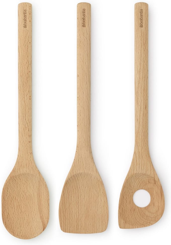 Brabantia Profile Keukengerei Set- 3-delig - Beukenhout