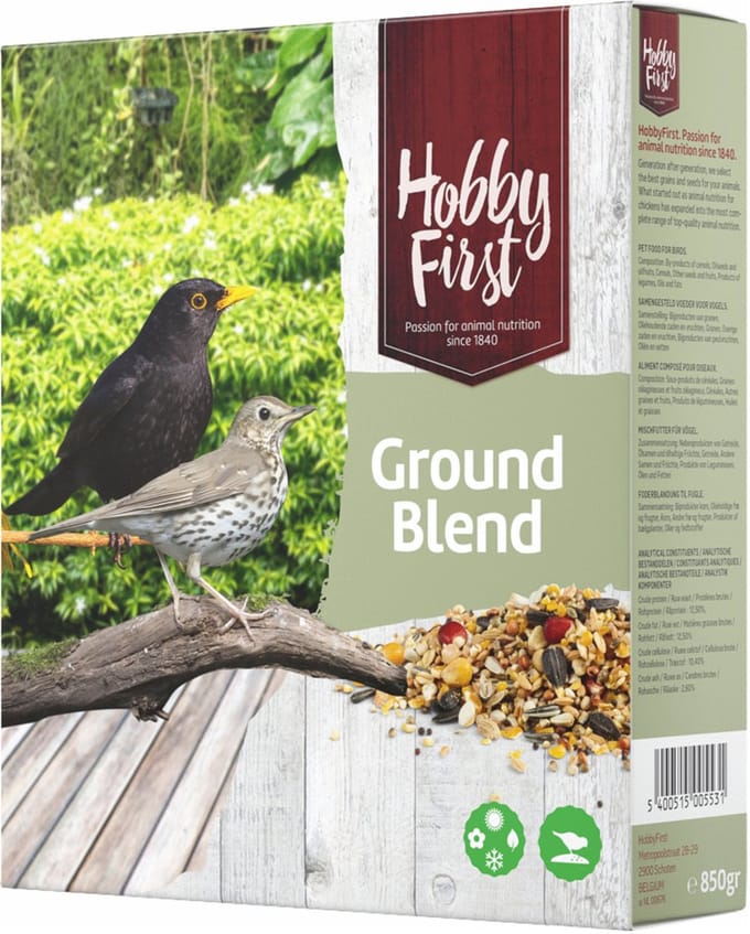 Hobbyfirst Wildlife Ground Blend - Vogelvoer - 850 g