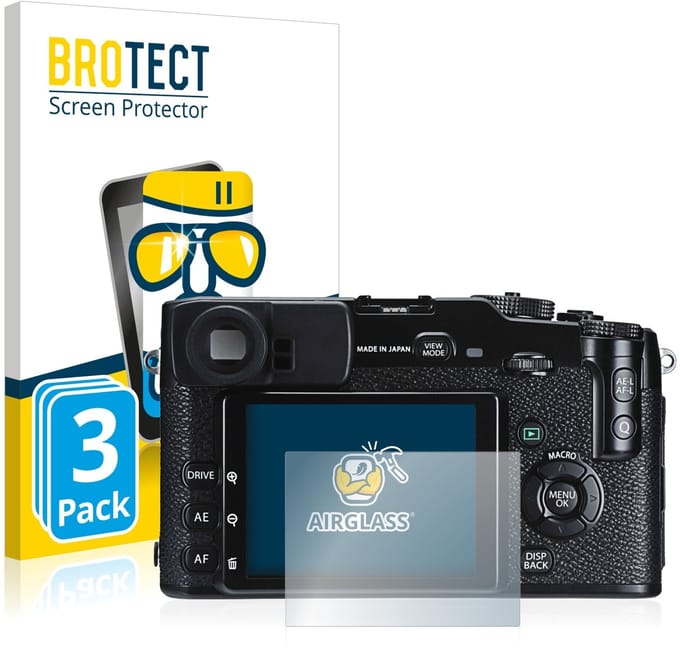 Screenprotector 3 Stuks voor Fujifilm X-Pro1 Beschermglas transparant