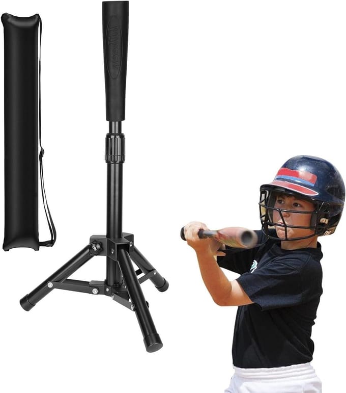 Ball Stand - Trainingsbal - Tennis Training - Draagbare Set - 34 cm - Zwart