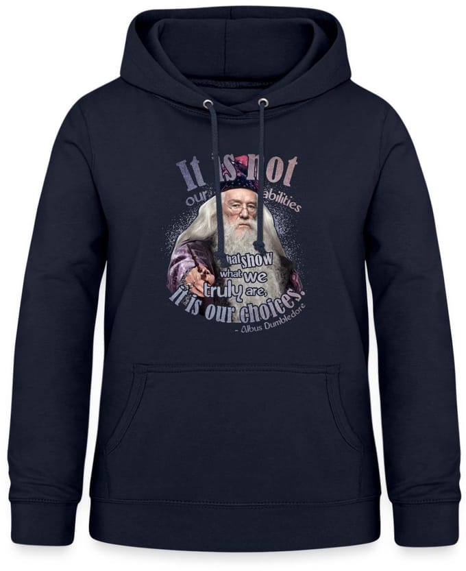 Harry Potter Albus Dumbledore Citaten Hoodie Dames