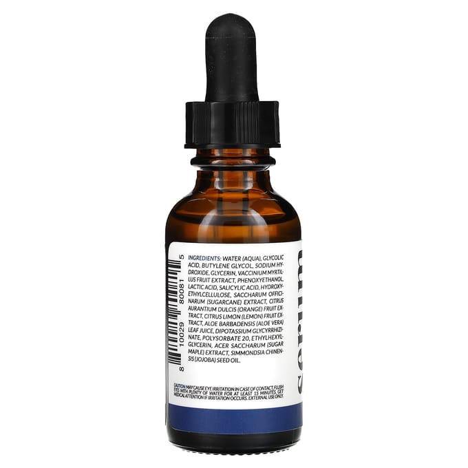 artnaturals, Glycolic Acid Serum, 1 fl oz (30 ml) black