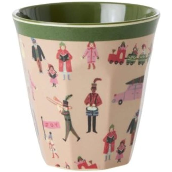 Rice melamine beker met kerstprint, 250 ml