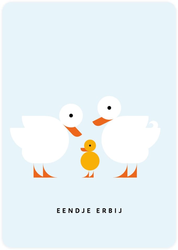 Eendje erbij - Witte Kwakertjes - Blauw