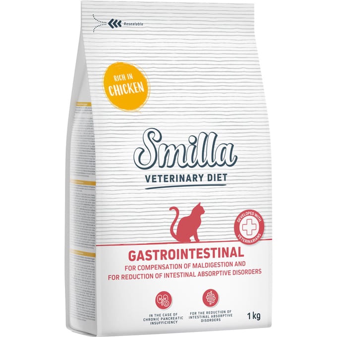 1kg Smilla Veterinary Diet Gastrointestinal Chicken droogvoer voor katten