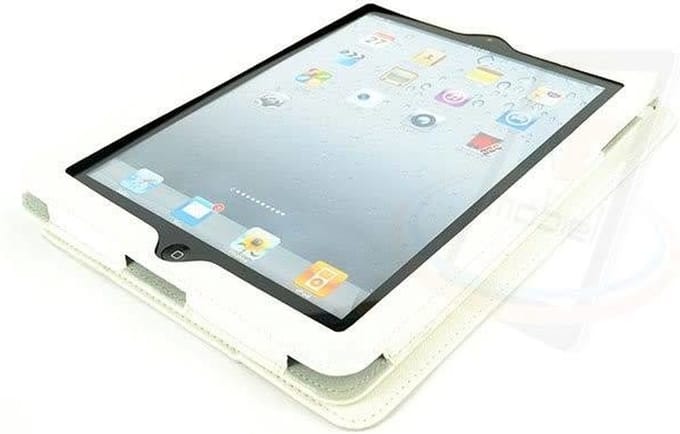 Apple iPad 2-3-4 Wit Smart Case - Book Case Tablethoes- 8719273000045