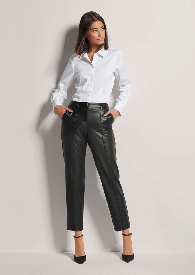 MADELEINE Broek Broek van imitatieleer