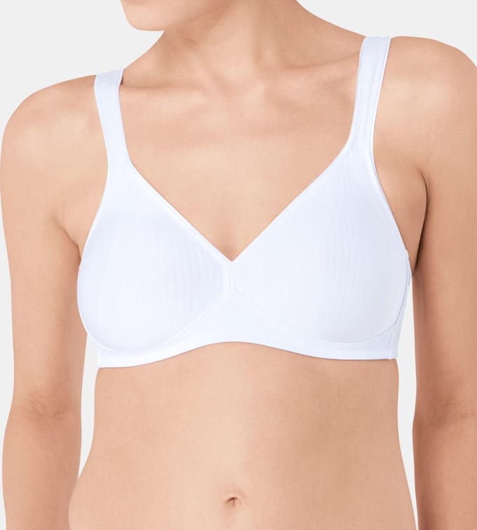 Triumph - Modern Soft + Cotton N - WHITE - Vrouwen - Maat C100