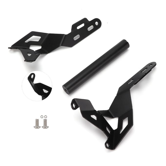 Support de téléphone moto Support GPS Barre de remplacement pour Triumph Tiger 800 XCX XRX 2015 2017 black