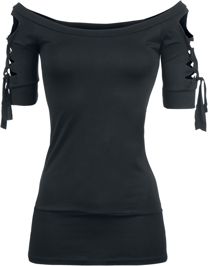 Outer Vision T-shirt - Kork - M tot XXL - voor Vrouwen - zwart