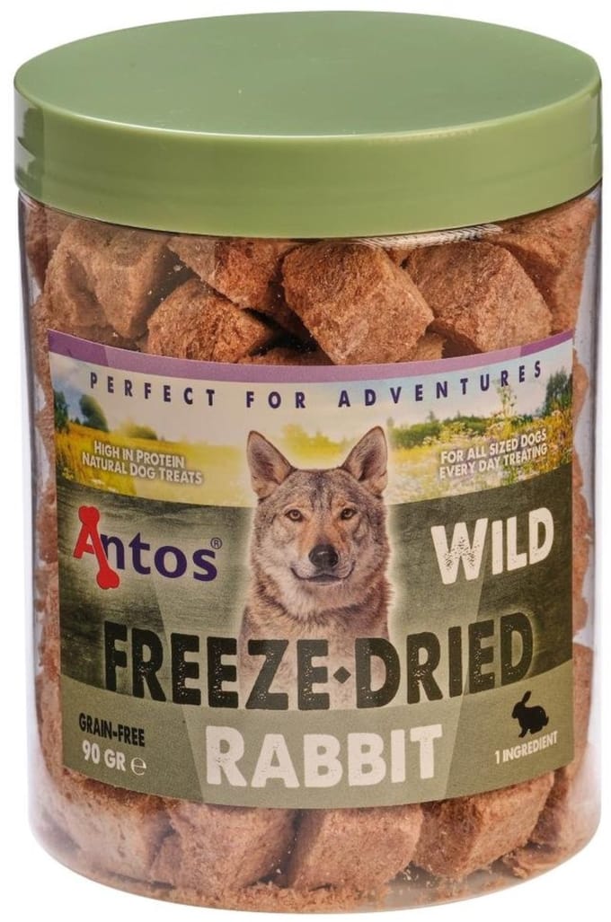 Wild 100% Konijn Hondensnacks Graanvrij Geschikt Voor Determinatiemenu 1 Eiwit Ingrediënt Vriesdroog