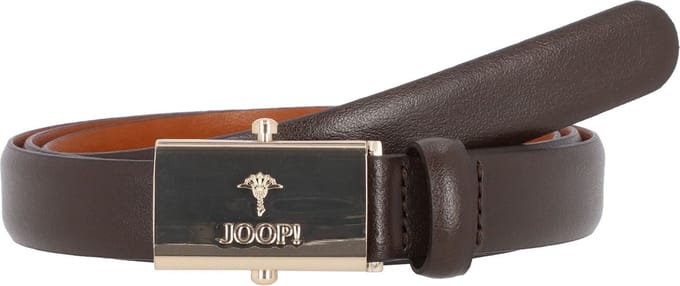 JOOP! Leren Riem 2,0 CM Women's Belt W75 D`Brown Donkerbruin