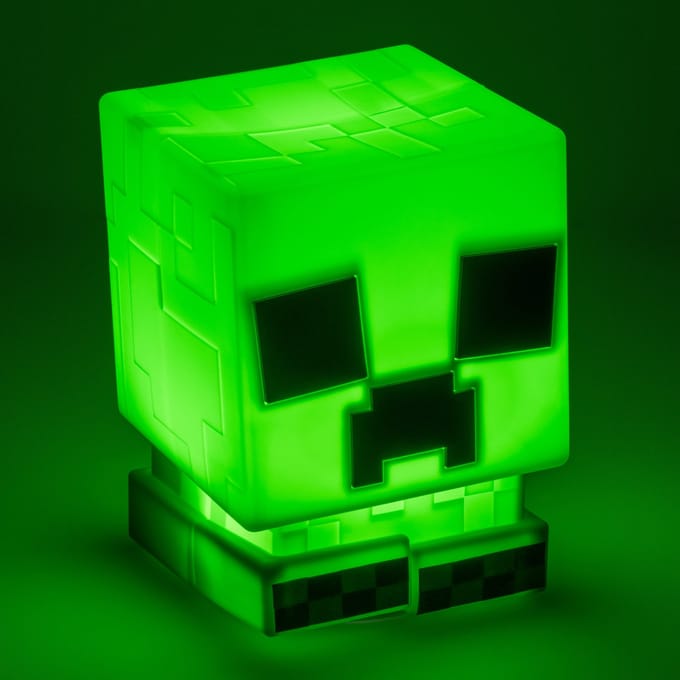 Minecraft Creeper Silicone SquishyGlo Nachtlamp – Officieel Gelicentieerd – Paladone