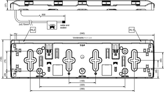 BTP - Kentekenplaathouder - KV - Led - Aanhangwagen - Trailer - Caravan
