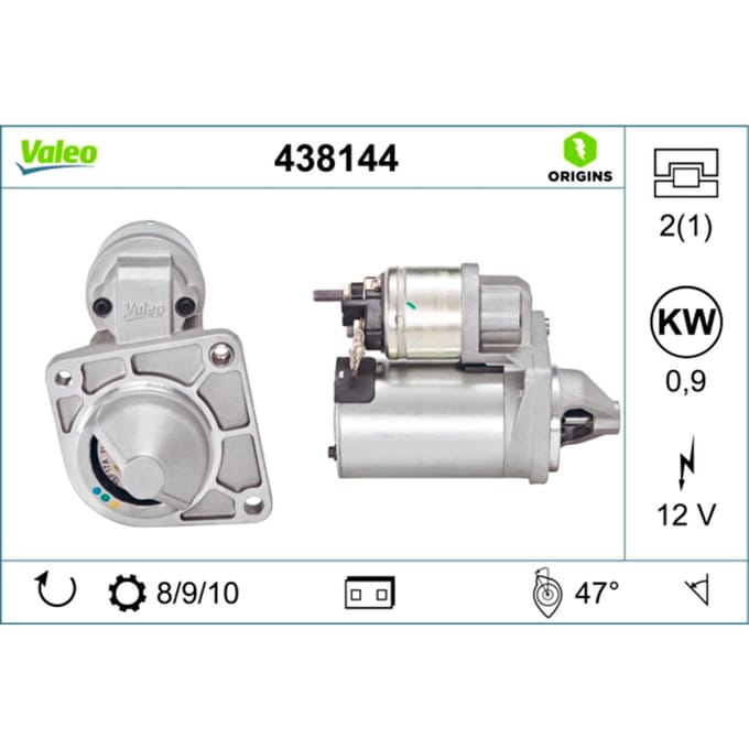 Starter VALEO ORIGINS NEW VALEO 438144