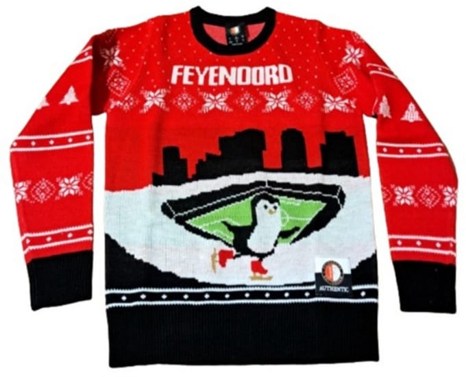 Feyenoord kersttrui, maat 128-134