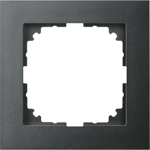 Schneider- Electric Schneider Electric afdekraam M-Pure 1-voudig Mat zwart