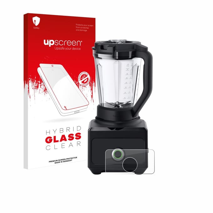 upscreen - Screenprotector voor Braun PowerBlend 9 - Folie Beschermfolie Beschermglas transparant