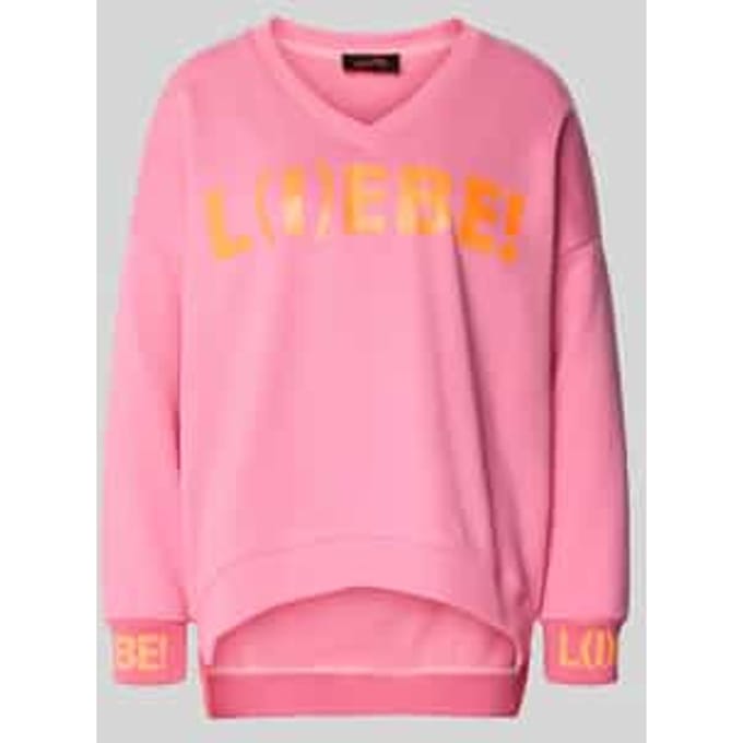Oversized sweatshirt met Statementprint