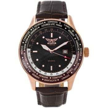 Aviator - Heren Horloge F-Series Pilot AVAW9494 - Bruin