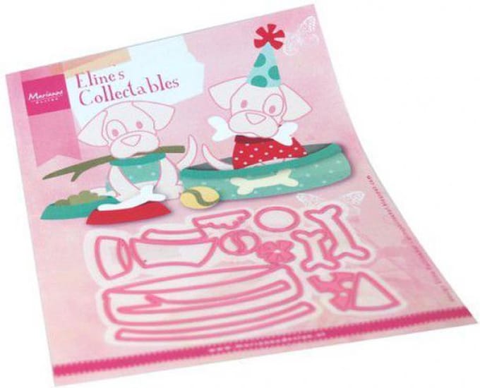 Marianne Design Collectables Snij en Embosstencil - Hondenaccessoires
