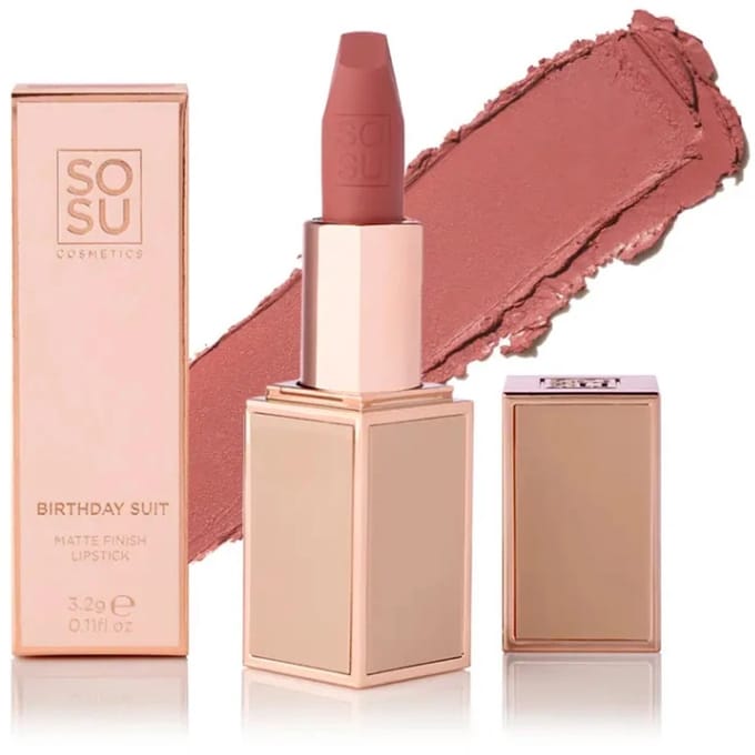 Sosu | Matte Lipstick Birthday Suit - Vegan