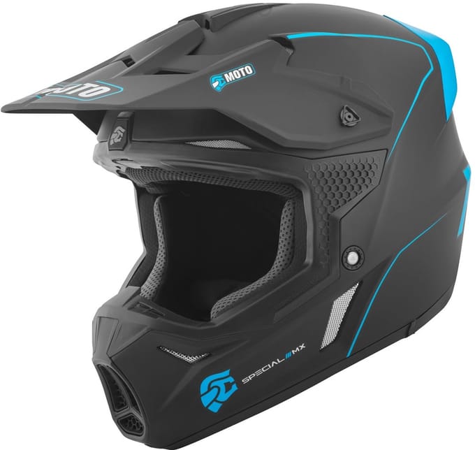 FC-Moto Merkur Straight Motorcross helm -