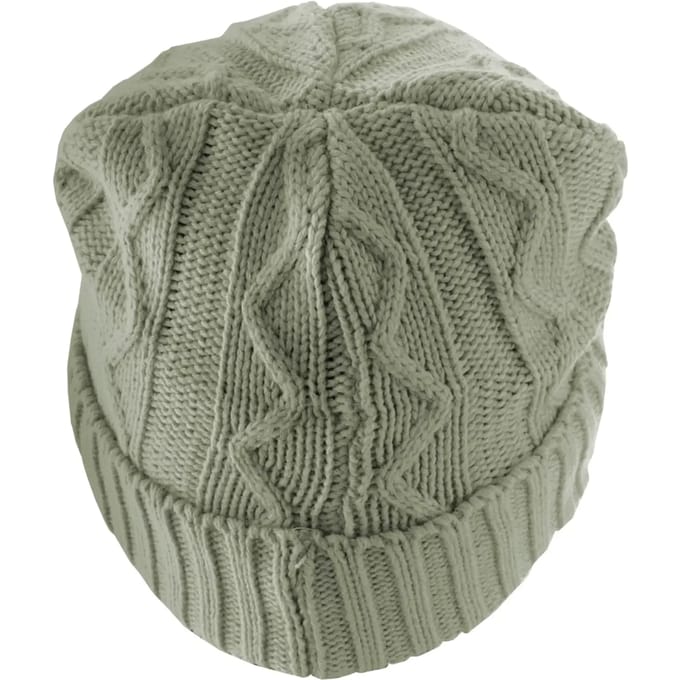 MSTRDS - Beanie Cable Flap grey one size Beanie Muts - Grijs