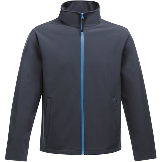 Regatta Opmerkelijk Heren Ablaze Afdrukbaar Soft Shell-jasje (Marine / Frans Blauw)