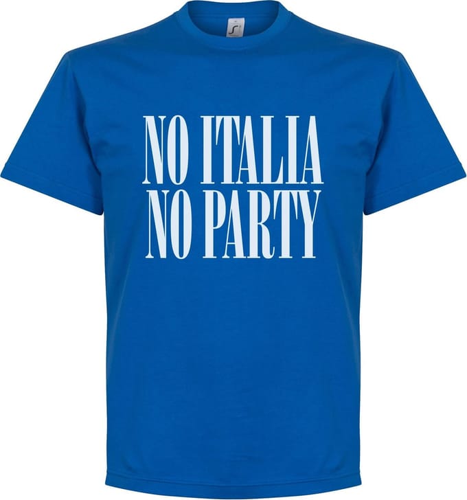 No Italia No Party T-Shirt - S
