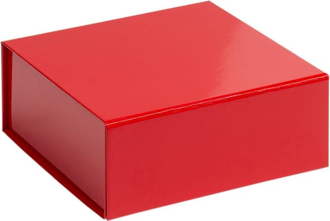Cadeaudoos ROOD, 14x14,5x5,7cm (5 stuks)