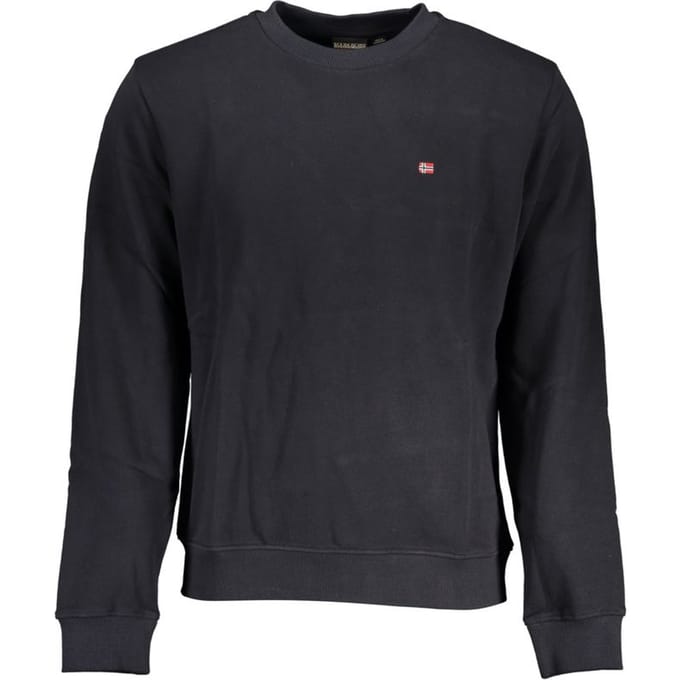 Regular Fit Crew Neck Sweatshirt - Black Sweaters
