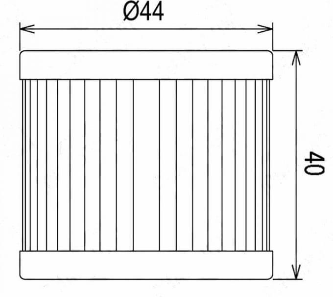 Filtre à huile Powerflux pour ULM BULLIT 125 Hero 2017 à 2023 Neuf