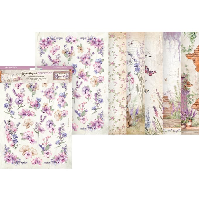 Motief strozijde assortiment "Lavender"