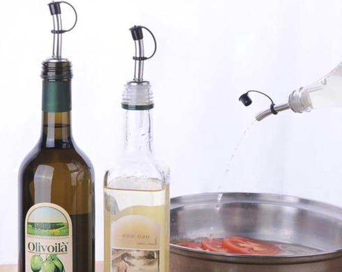 Jumada - Schenktuit - Met afsluitbare dop - Wijn - Schenken - Dranken - RVS - Zilver