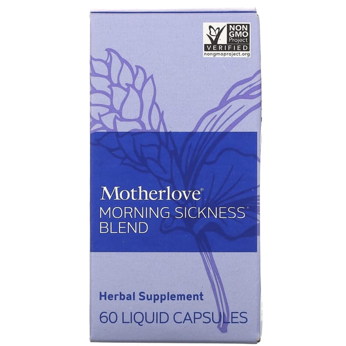 Motherlove, Morning Sickness Mix, 60 vloeibare capsules