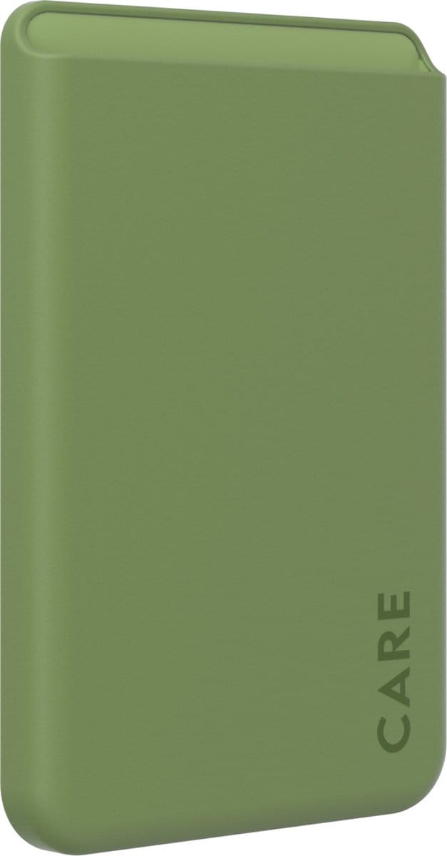 CARE by PanzerGlass Fashionable Card Holder Green iPhone