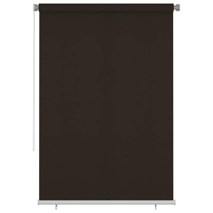 vidaXL - Rolgordijn - voor - buiten - 165(B)x230(H) - cm - HDPE - bruin