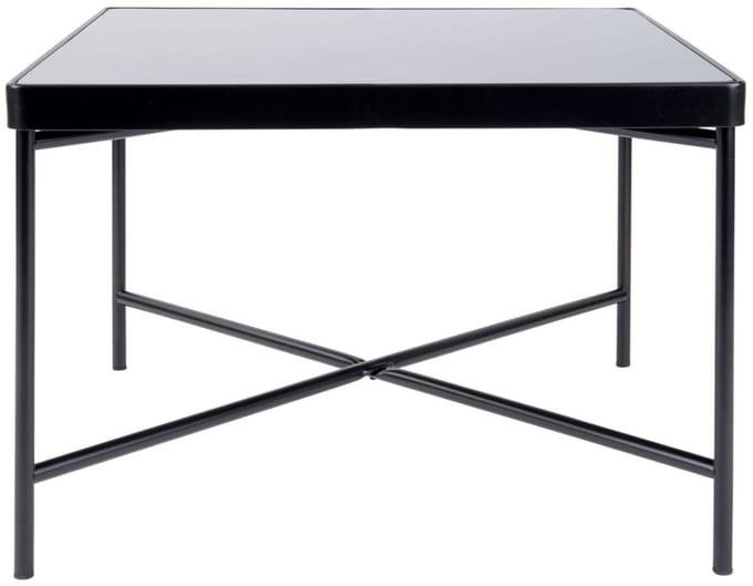 Leitmotiv Salontafel Smooth - Vierkant Mat Zwart - 60x60x40cm - Modern