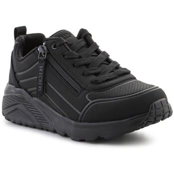 Skechers Kids Uno Lite - Easy Zip Sneaker 310387L BBK zwart