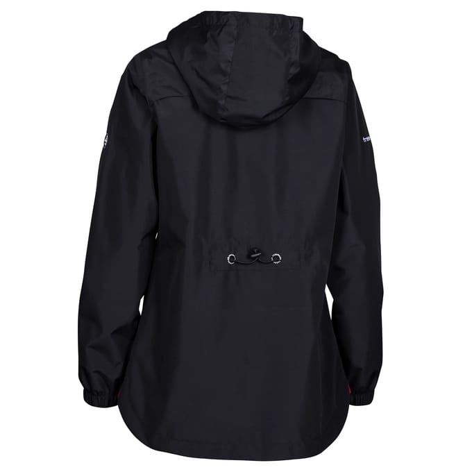 Trespass Dames/dames Flourish Waterproof Jasje (Zwart)