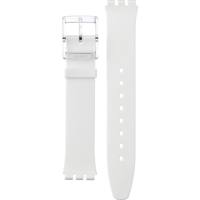 Swatch Plastic - Originals Medium (34mm) /Access/Solar/Musicall/Stop - G/SK/SL/SR/SS/SO28 ASS08K108C Magi White Horlogeband