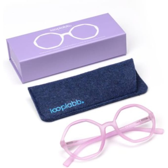 Looplabb leesbril sterkte +1,00 model lolita lavendel