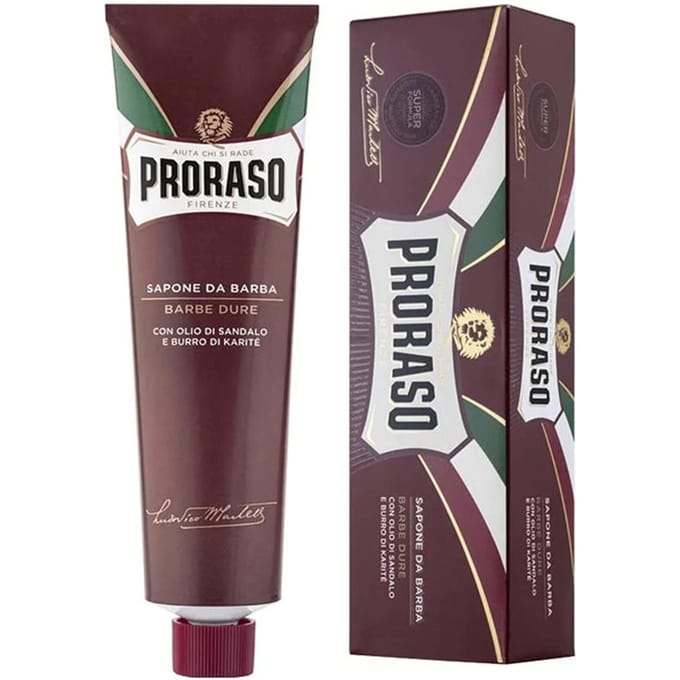 Proraso Barba Dura Mousse à Raser Santal et Karité 150ml gray