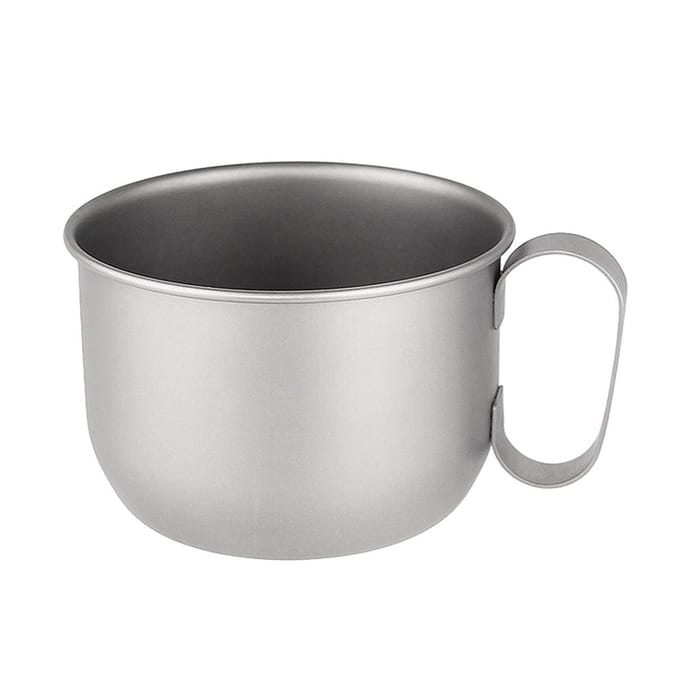 500 ml titanium waterbeker koffiemok buiten kamperen wandelen backpacken green