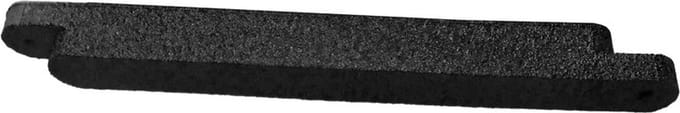Rubber Opsluitband Zwart - Zijstuk 100 x 10 x 10 cm