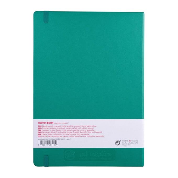 Schetsboek Talens Art Creation 80 vel 140gr 210x297mm woudgroen